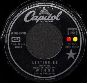 WINGS: PAUL McCARTNEY / Letting Go / You Gave Me The Answer(7