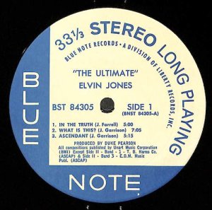 ELVIN JONES / The Ultimate(LP) - レコード買取＆販売のだるまや