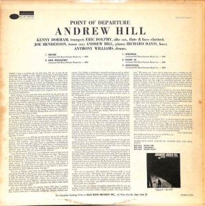 ANDREW HILL / Point Of Departure(LP) - レコード買取＆販売のだるまや