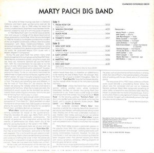 MARTY PAICH / Paich Is The Picasso Of Big Band Jazz(LP) - レコード