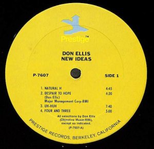 DON ELLIS / New Ideas(LP) - レコード買取＆販売のだるまや