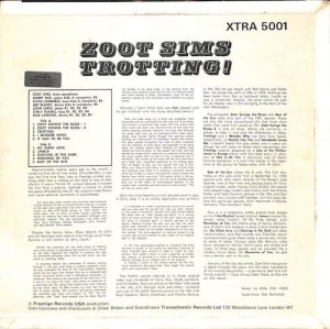 ZOOT SIMS / Trotting!(LP) - レコード買取＆販売のだるまや