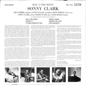 SONNY CLARK / Dial S For Sonny(LP) - レコード買取＆販売のだるまや