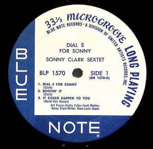 SONNY CLARK / Dial S For Sonny(LP) - レコード買取＆販売のだるまや