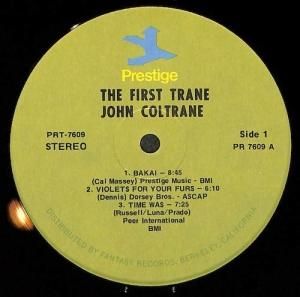 JOHN COLTRANE / The First Trane(LP) - レコード買取＆販売の