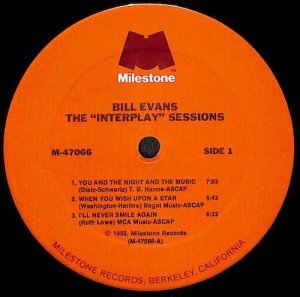 BILL EVANS / The Interplay Sessions(LP) - レコード買取＆販売のだるまや