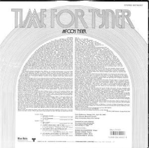 McCOY TYNER / Time For Tyner(LP) - レコード買取＆販売のだるまや