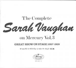 SARAH VAUGHAN / Vol. 3: The Complete Sarah Vaughan On Mercury 1957-1959(LP)  - レコード買取＆販売のだるまや