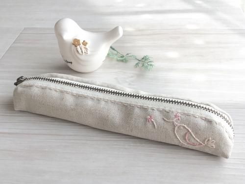 オリジナルパターン ことり刺繍のスリムペンケース 手芸用品 パターンの通販 Cherin Cherin オリジナルパターン ことり刺繍のスリムペンケース 手芸用品 パターンの通販 Cherin Cherin