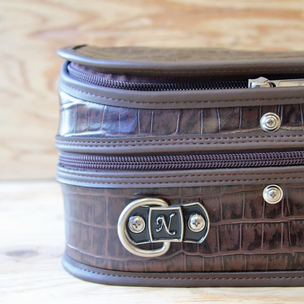 限定1ケース】 Negri 本革バイオリンケース クロコデザイン