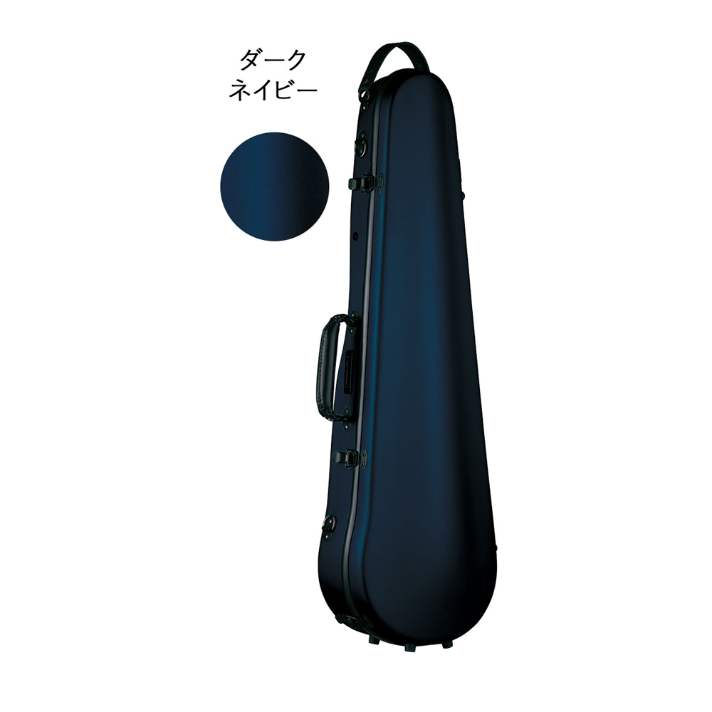 Carbon Mac｜カーボンマック バイオリンケース CFV-2S サテン ダークネイビー＋湿度調整剤＆弦楽器クロス付き