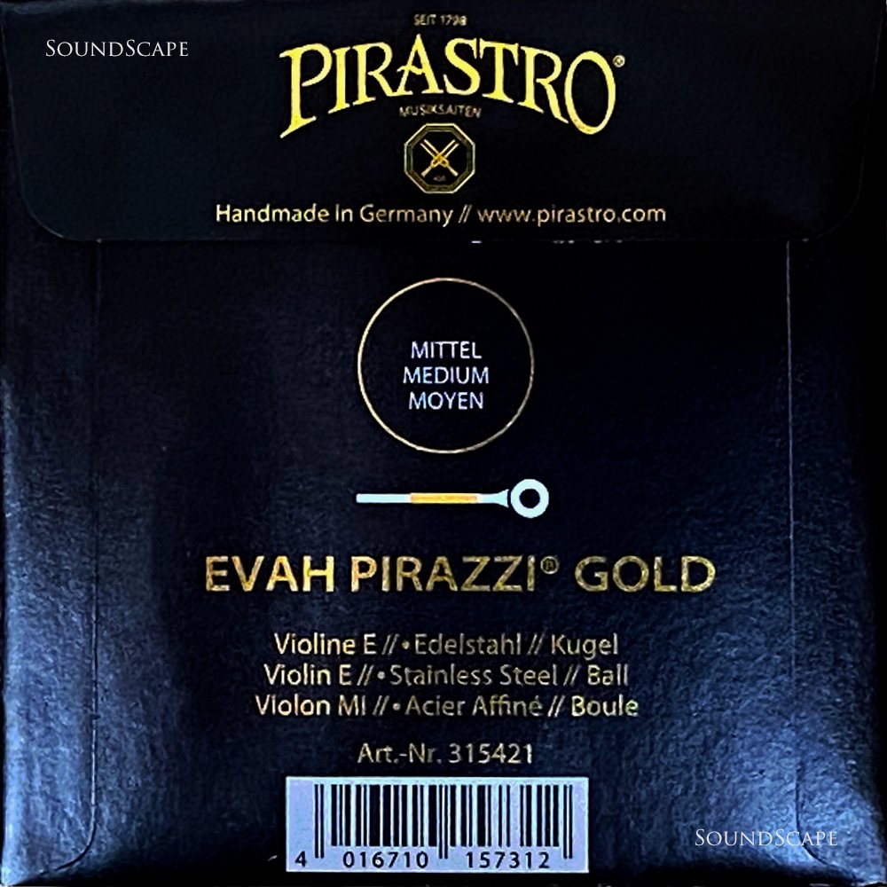 EVAH PIRAZZI GOLD エヴァ ピラッツィ ゴールド ヴァイオリン弦A・D・G線セット(G線ゴールド巻) 通販 