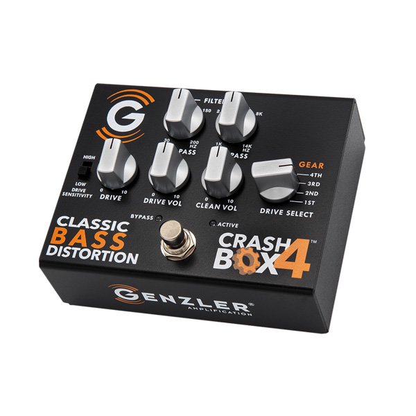 GENZLER CRASH BOX 4 – CLASSIC BASS DISTORTION PEDAL