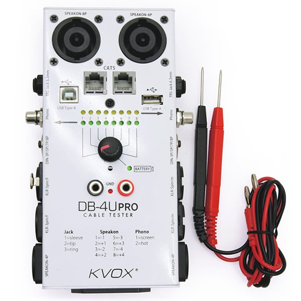 KVOX（クボックス）ケーブルチェッカー『DB-4U PRO』特価販売！【mask dB】