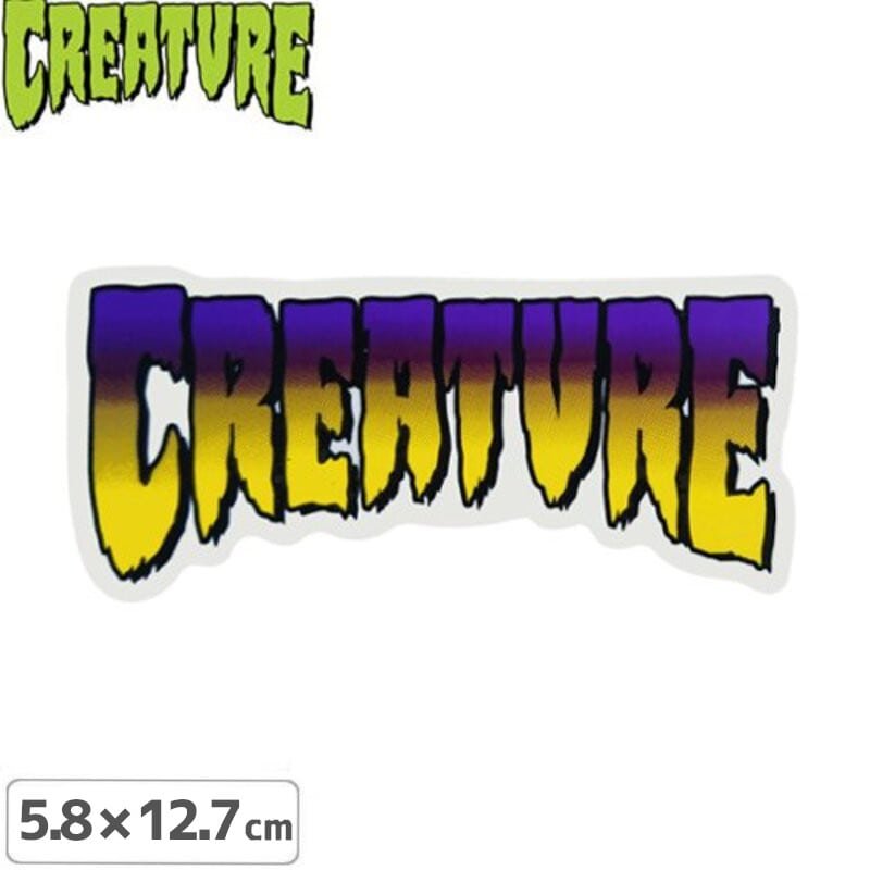 ڥ꡼㡼 CREATURE ܡ ƥåLOGO STICKER5.8cm  12.7cmNO28