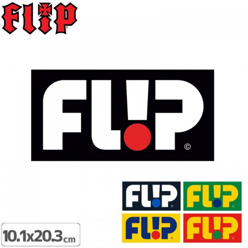 【FLIP フリップ ステッカー】ODYSSEY LOGO STICKER【5色】【10.1cm x 20.3cm】NO16