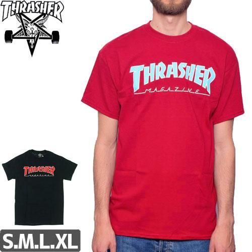 スラッシャー THRASHER スケボー Tシャツ USA規格 SKATEMAG TEE