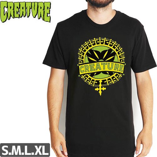 【SALE!  CREATURE クリーチャー スケボー Tシャツ】STAINED GLASS TEE NO111