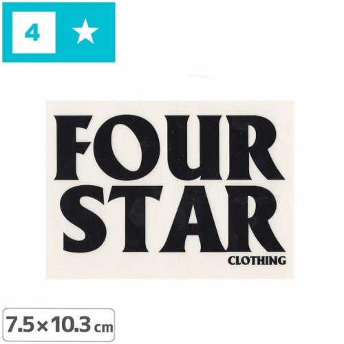 【FOURSTAR フォースター Sticker ステッカー】CLOTHING【7.5cm x 10.3cm】NO3