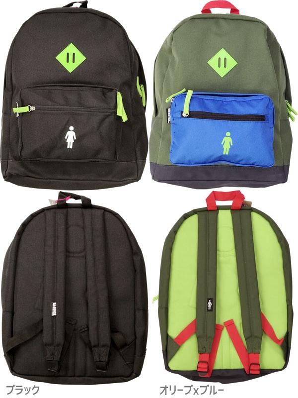 ガール GIRL SKATEBOARDS バックパック EXPLORER BACKPACK CAMO 迷彩 NO11