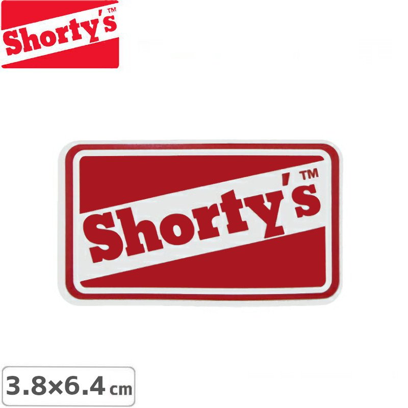ڥ硼ƥ SHORTYS ƥåLOGO STICKER3.8cm x 6.4cmNO15