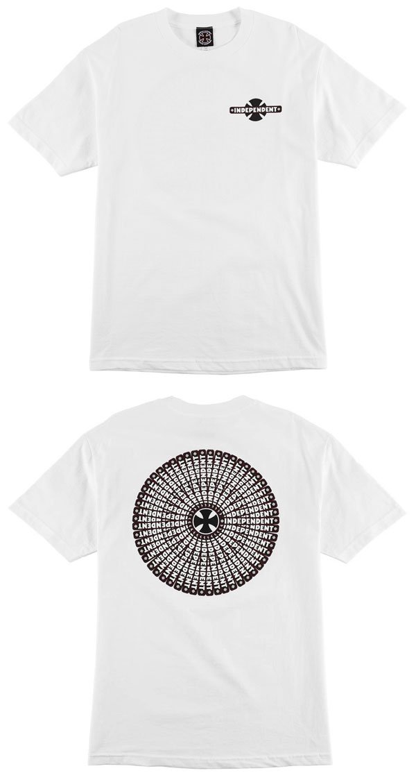 インディペンデント INDEPENDENT Tシャツ 360 BAR REGULAR S/S TEE ホワイト NO142