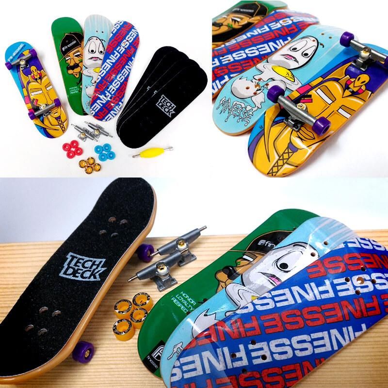 TECH DECK 指スケ 96mm テックデッキ フィネス スケボー 4PACK