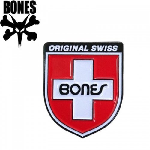 ڥܡ BONES ܡ ԥХåLAPEL SWISS SHIELD PIN 2.6cm x 2.1cm NO1