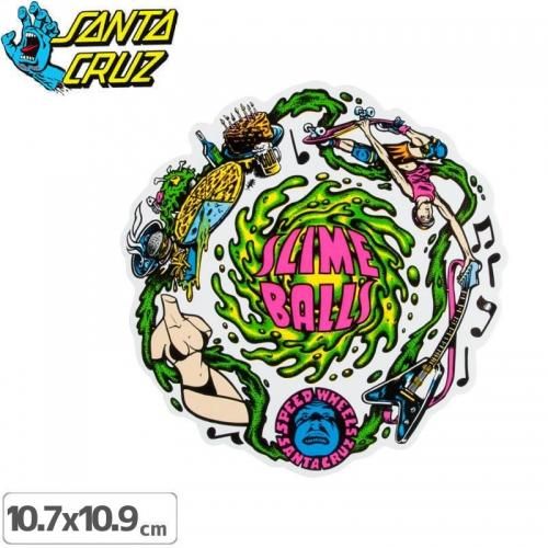 ڥ󥿥롼 SANTACRUZ ܡ ƥåSLIMEBALLS VOMIT10.7cm x 10.9cmNO82