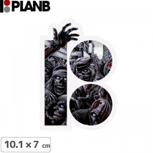 ڥץӡ PLAN-B ܡ STICKER ƥåTHE RIPPING SHRED10.1cm  7cmNO13