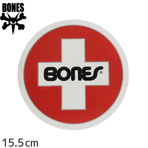 BONES STICKER ܡ ȥܡɡSwiss Cross Circle 15.5cm NO2