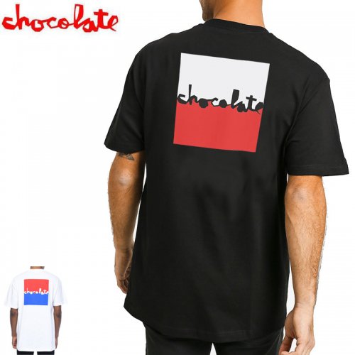 【チョコレート CHOCOLATE スケボー Tシャツ】KNOCKOUT CHUNK TEE【ブラック】【ホワイト】NO171