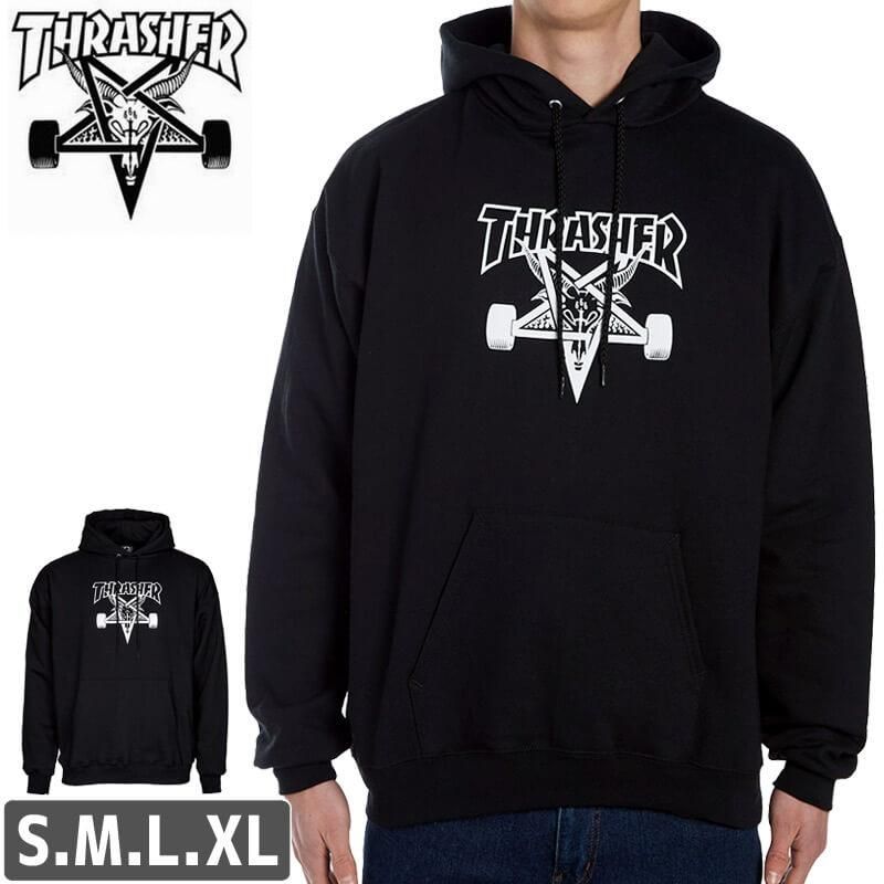 スラッシャー THRASHER パーカー フード - パーカー