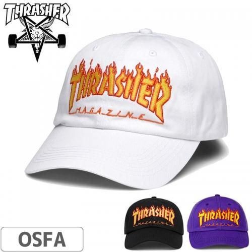 THRASHERスラッシャー 紐付キャップ 黒×黄 80年代後期〜90年代初期