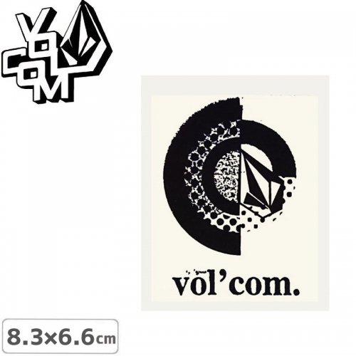 ڥܥ륳 VOLCOM ƥåSTICKER8.3cm x 6.6cmNO322