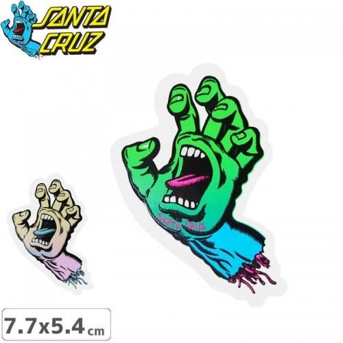 ڥ󥿥롼 SANTACRUZ ܡ ꡼ߥ󥰥ϥ ƥåSCREAMING HAND7.7cm x 5.4cmNO84