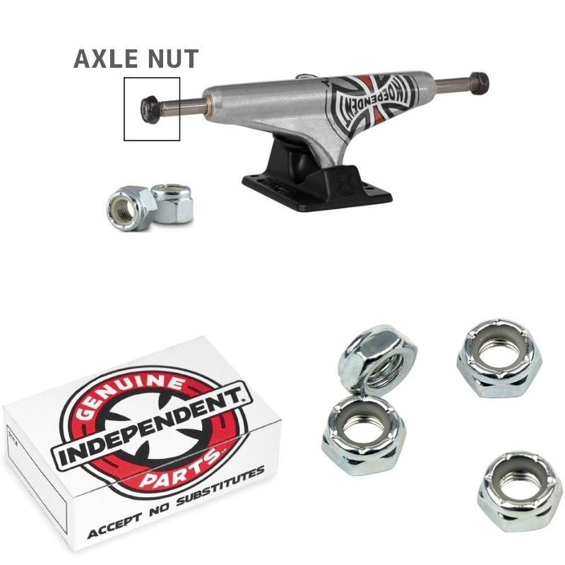 安値 インディペンデント アクセルナット 4個セット スケボー ナット INDEPENDENT TRUCKS AXLE NUTS メール便可  送料220円 materialworldblog.com