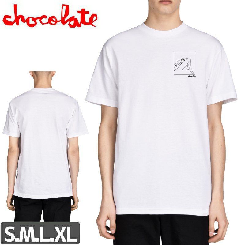 チョコレート Chocolate スケボー Tシャツ Modern Love Tee ホワイト No178