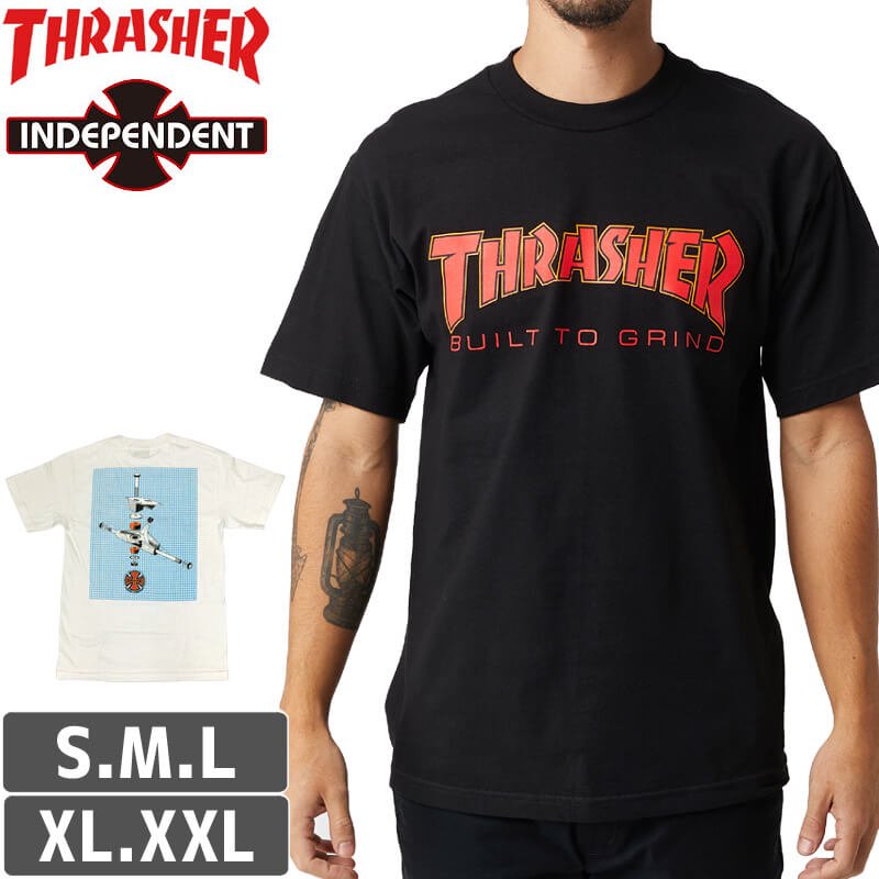 インディペンデント スラッシャー Tシャツ INDEPENDENT X THRASHER BTG T-SHIRT 2カラー NO160