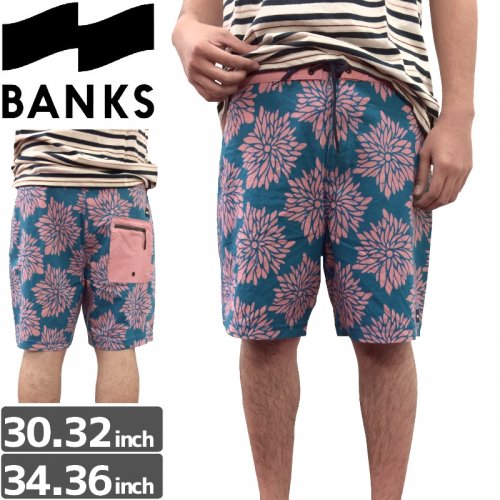 BANKS JOURNAL バンクス パンツ ボードショーツ GOODTIME BOARDSHORT ピンク NO11