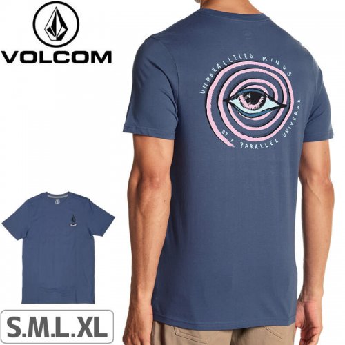 VOLCOM ボルコム Tシャツ BURCH EYE S/S TEE ディープブルー 