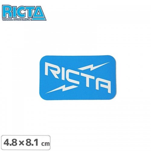 【リクタ RICTA スケボー ステッカー】LOGO STICKER【4.8cm x 8.1cm】NO5