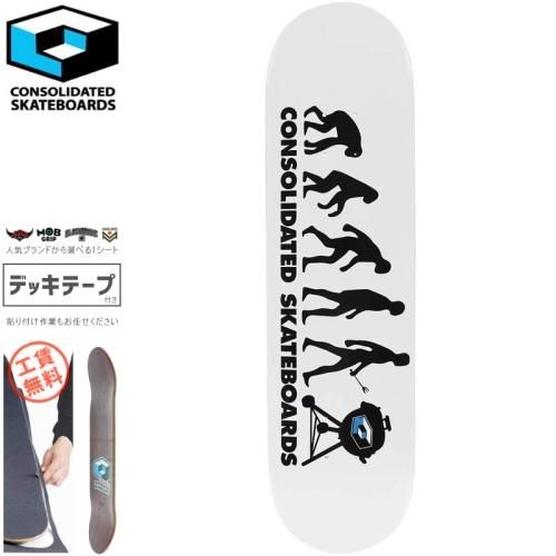 CONSOLIDATED コンソリデーテッド スケボー ステッカー LESS IS