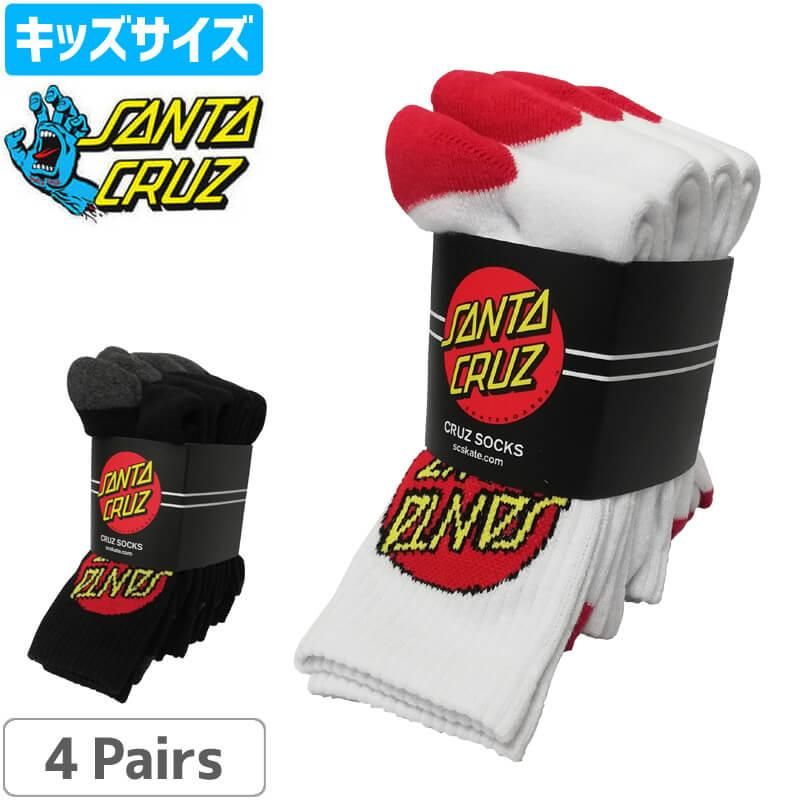 サンタクルーズ SANTACRUZ クルーソックス スケートボード 靴下 SANTA CRUZ サンタクルーズ スケートボード スクリーミング
