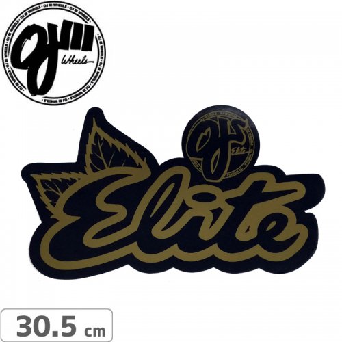 【スケボー ステッカー オージェイウィール 】OJ Elite White Vinyl Sticker【30.5cm × 17cm】NO21