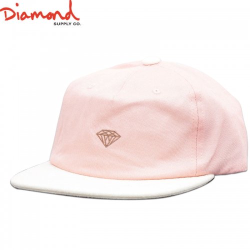【DIAMOND SUPPLY ダイアモンドサプライ キャップ】MICRO 2TONE BRILLIANT SNAPBACK【ピンク】NO85