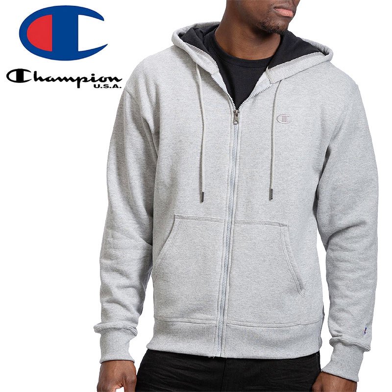 CHAMPION チャンピオン パーカー POWERBLEND FLEECE FULL ZIP HOODIE S0891 NO8