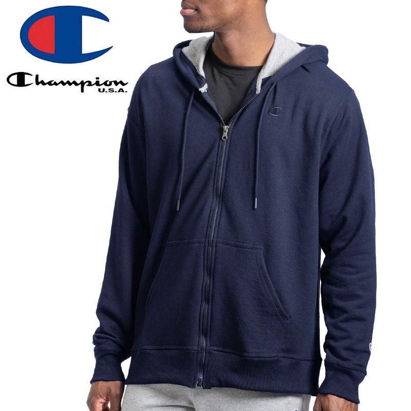 CHAMPION チャンピオン パーカー POWERBLEND FLEECE FULL ZIP HOODIE S0891 NO9