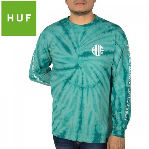 HUF ハフ ロング Tシャツ 長袖 REGIONAL TIE-DYE L/S TEE NO7