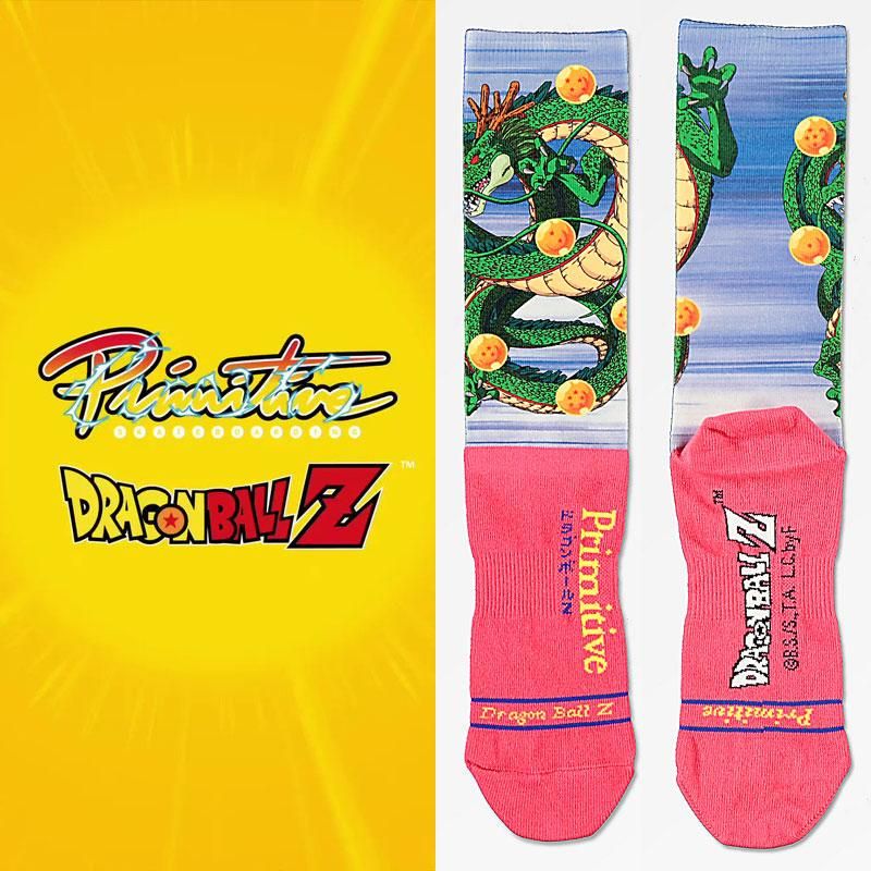 プリミティブ Primitive スケボー ソックス Saiya Goku Crew Socks ドラゴンボールコラボ No6